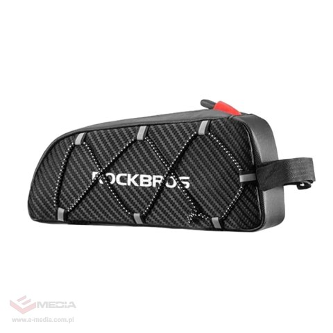 Torba Rockbros 039BK rowerowa na ramę 1 l z plecionką - czarna