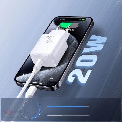 Ładowarka Joyroom JR-TCF20 sieciowa USB-C PD 20W - biała