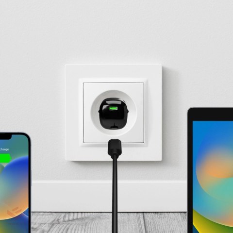 Ładowarka sieciowa Puro 20W GaN USB-C - czarna