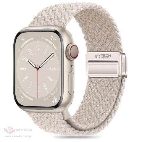 Pasek Tech-Protect Nylonmag na Apple Watch 38 / 40 / 41 mm - beżowy