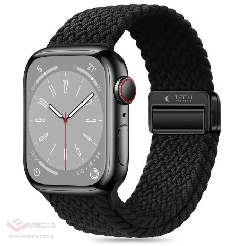 Pasek Tech-Protect Nylonmag na Apple Watch 38 / 40 / 41 mm - czarny