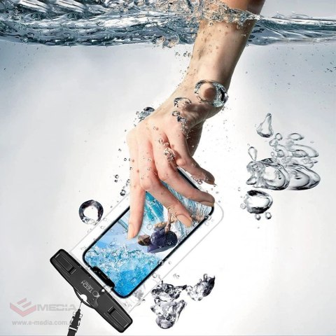 Pokrowiec wodoodporny Tech-Protect UWC7 uniwersalny na smartfony do 6.9" - czarny