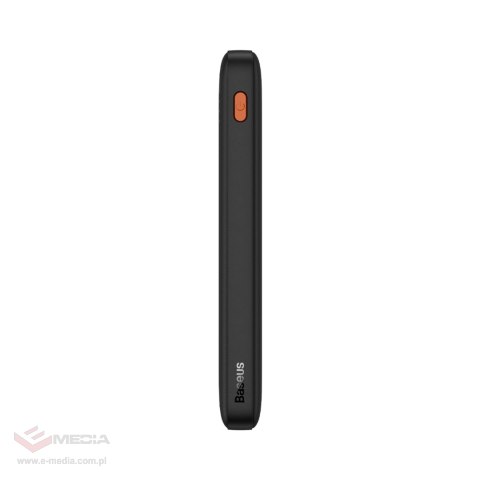 Powerbank Baseus Airpow 20W 10000mAh z kablem Baseus Simple Series USB-A - USB-C 30 cm - czarny