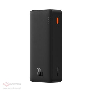 Powerbank Baseus Airpow Fast Charge 20W 30000mAh z kablem USB-C - USB-C 30cm - czarny