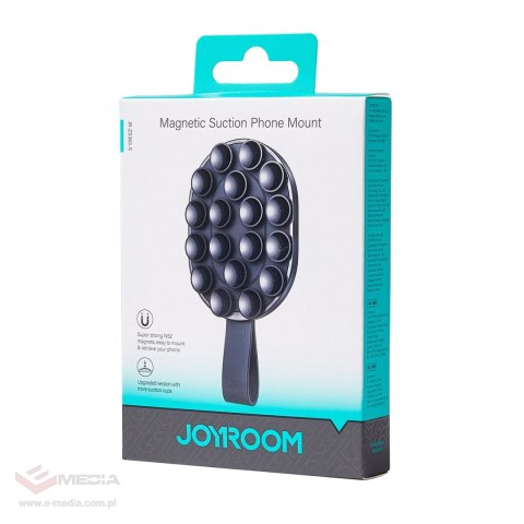 Uchwyt Joyroom JR-ZS393-S magnetyczny z przyssawkami na telefon 4.7-7" - czarny