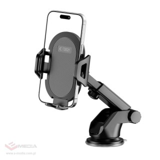 Uchwyt Tech-Protect V1 samochodowy na telefon na szybę / kokpit - czarny