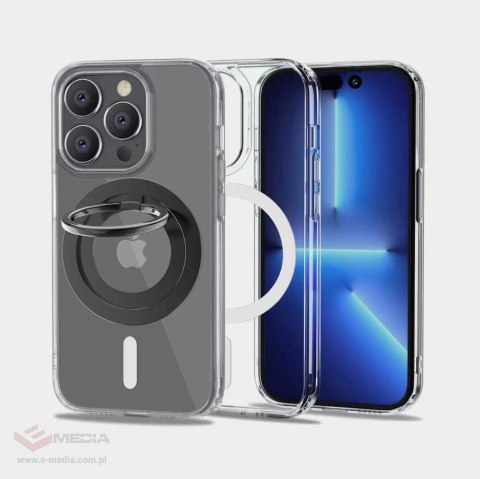 Uchwyt / ring Tech-Protect MMR100 magnetyczny z MagSafe na telefon - szary