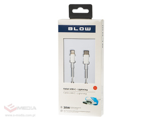 Kabel USB-C -iPhone 1m biały