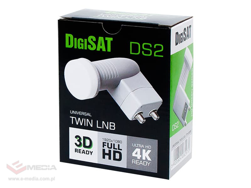 Konwerter satelitarny podwójny DigiSAT TWIN DS2