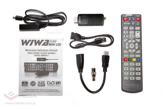 Tuner DVB-T/T2 WIWA H.265 MINI LED