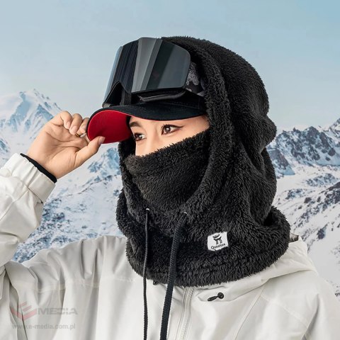 Kominiarka narciarska Qunature Arctic Velvet rozmiar L - czarna