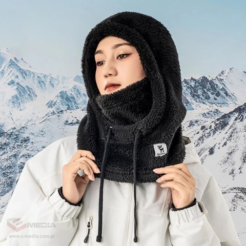 Kominiarka narciarska Qunature Arctic Velvet rozmiar L - czarna