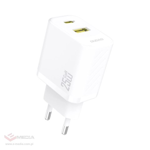 Ładowarka Dudao A26T GaN 25W USB-A, USB-C - biała