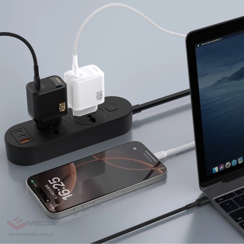 Ładowarka sieciowa Dudao A28 45W GaN USB-C - biała