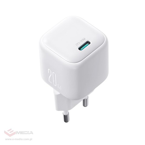 Ładowarka sieciowa Joyroom JR-TCG08 GaN 20W Power Delivery - biała