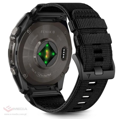 Pasek Tech-Protect Nylon na Garmin Fenix 51 mm - czarne
