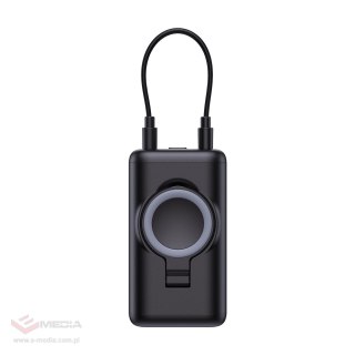 Powerbank Joyroom JR-W13 5000mAh bezprzewodowy do Apple Watch + USB-C i Lightning - czarny