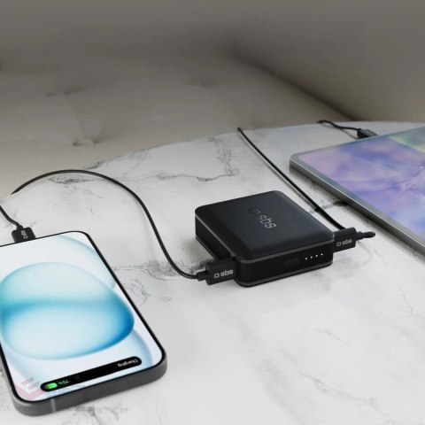Powerbank SBS TEBB10000HDPD20K 10000 mAh z Power Delivery - czarny