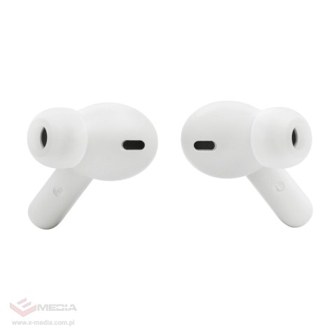 Słuchawki JBL Wave Beam bezprzewodowe dokanałowe Bluetooth 5.2 IP54 IPX2 - białe