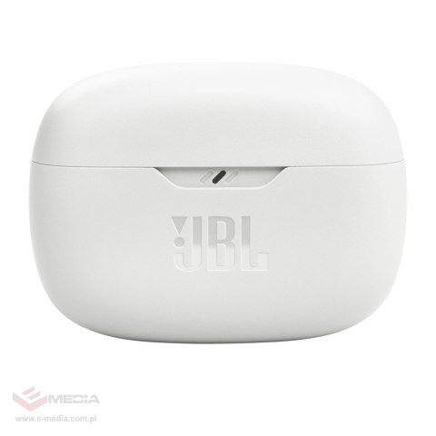 Słuchawki JBL Wave Beam bezprzewodowe dokanałowe Bluetooth 5.2 IP54 IPX2 - białe