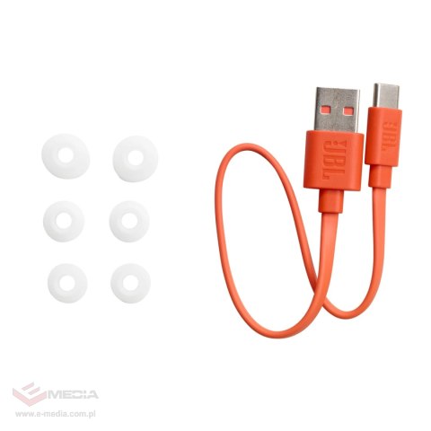 Słuchawki JBL Wave Beam bezprzewodowe dokanałowe Bluetooth 5.2 IP54 IPX2 - białe