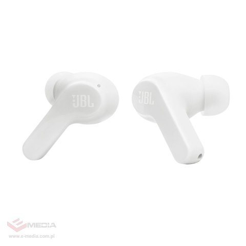 Słuchawki JBL Wave Beam bezprzewodowe dokanałowe Bluetooth 5.2 IP54 IPX2 - białe