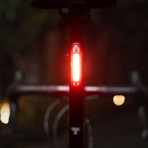 Zestaw lampek rowerowych Wozinsky WSBLB3 przednia (1000 lm) USB-C i tylna USB micro - czarny