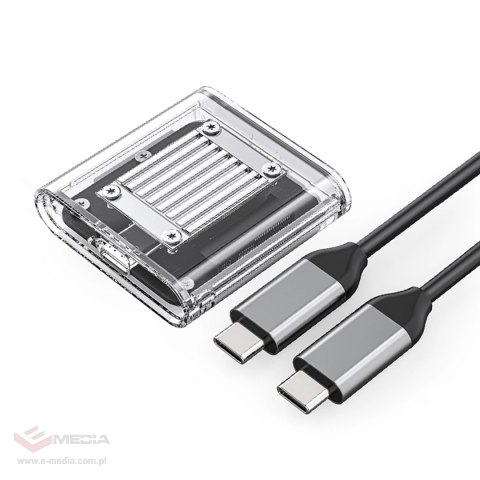 Kieszeń dyskowa Orico TC20-M2-10G M.2 NVME USB-C 3.2 - przezroczysta
