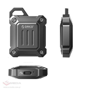Kieszeń dyskowa wzmocniona Orico XAM2 M.2 2230 USB-C 3.2 taktyczna - czarna