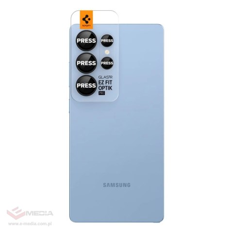 Osłona aparatu Spigen Optik Pro GLAS.TR EZ FIT 2-pack na Samsung Galaxy S25 Ultra - czarna
