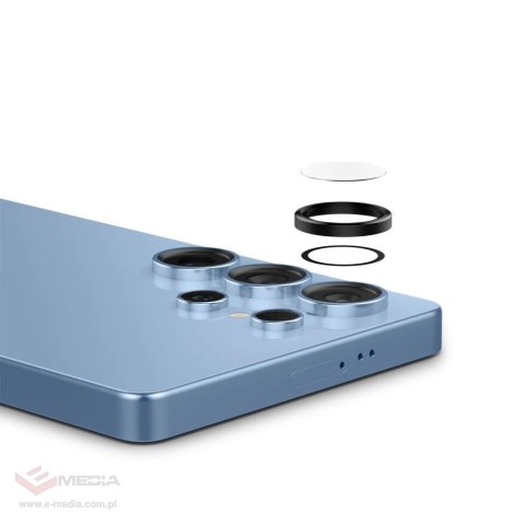 Osłona aparatu Spigen Optik Pro GLAS.TR EZ FIT 2-pack na Samsung Galaxy S25 Ultra - czarna
