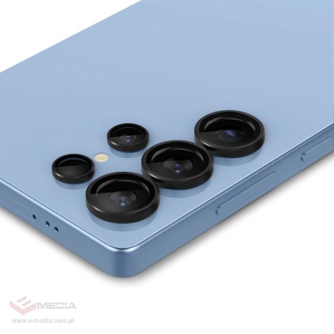 Osłona aparatu Spigen Optik Pro GLAS.TR EZ FIT 2-pack na Samsung Galaxy S25 Ultra - czarna