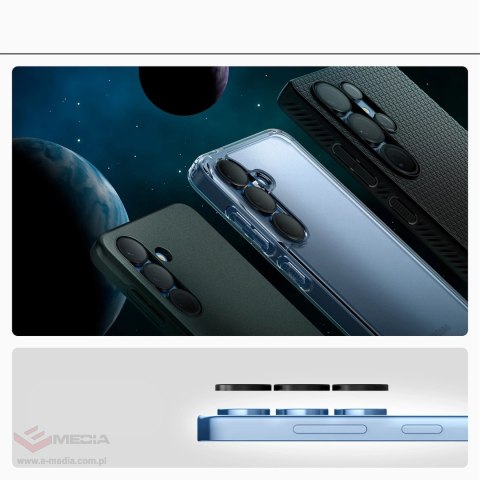 Osłona aparatu Spigen Optik Pro GLAS.TR EZ FIT 2-pack na Samsung Galaxy S25 Ultra - czarna