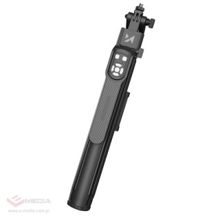 Premium selfie stick Wozinsky WST-360YS 1,8m z funkcją statywu z automatycznym śledzeniem twarzy 360° AI sterowanie gestami - cz