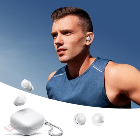 Słuchawki bezprzewodowe Joyroom Jdots JR-DB3 TWS - białe