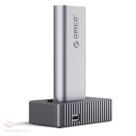 Stacja dokująca Orico IT18C3 na dysk M.2 NVMe/SATA - szara