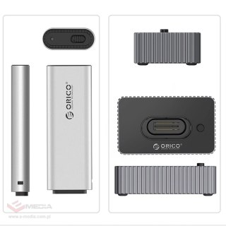 Stacja dokująca Orico IT18C3 na dysk M.2 NVMe/SATA - szara