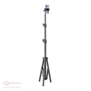 Statyw trójnożny Wozinsky WRLD-00Y1S tripod wytrzymały statyw ze stali węglowej 1.7m matowy - czarny