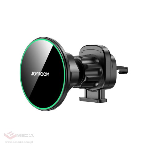Uchwyt Joyroom JR-ZS412 z ładowarką Qi2 15W, samochodowy, na kratkę nawiewu - czarny