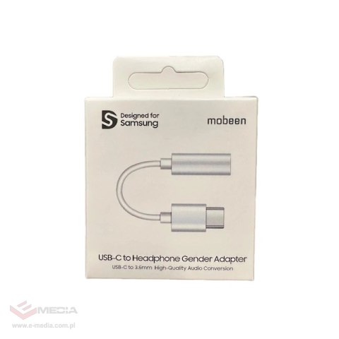 Adapter Samsung GP-TGU023AE DAC USB-C do mini jack 3.5mm - biały