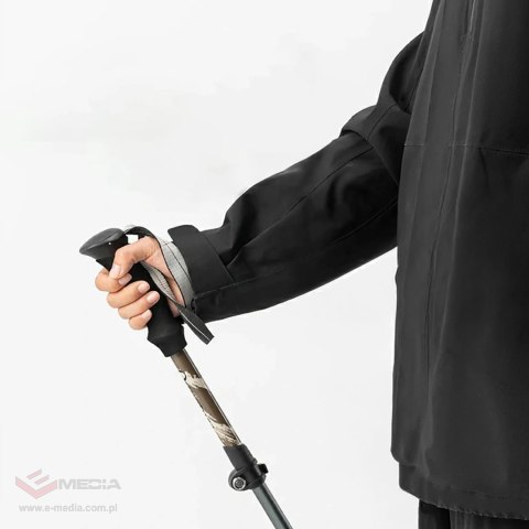 Kijek trekkingowy Qunature nordic walking aluminiowy 110 - 130 cm 1 szt. - brązowy