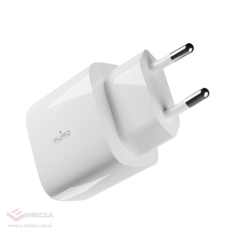 Ładowarka Puro Daily Prolite 25W USB-C Power Delivery - biała