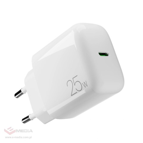 Ładowarka Puro Daily Prolite 25W USB-C Power Delivery - biała