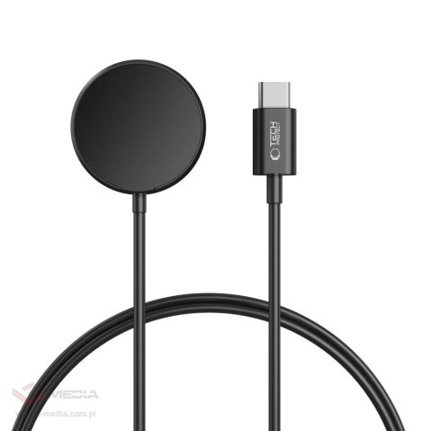 Ładowarka indukcyjna Tech-Protect MC03 UltraBoost na Samsung Galaxy Watch USB-C 100cm - czarna