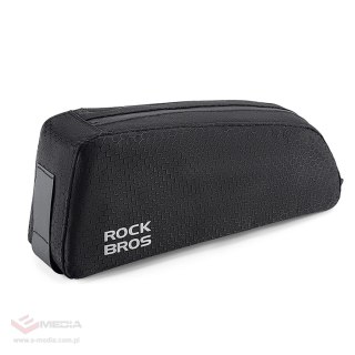 Torba rowerowa Rockbros na ramę na rurę górną 0,9l - czarna
