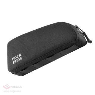 Torba rowerowa Rockbros na ramę na rurę górną 0,9l - czarna