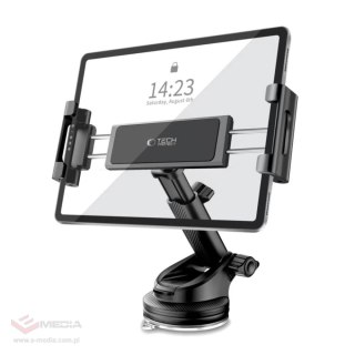 Uchwyt samochodowy Tech-Protect V4 do tabletu do montażu na kokpicie - czarne