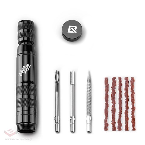 Zestaw naprawczy Rockbros do opon bezdętkowych tubeless - czarny