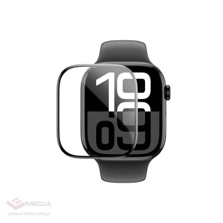 Folia ochronna AMAZINGTHING Radix Film z czarną ramką do Apple Watch 46mm