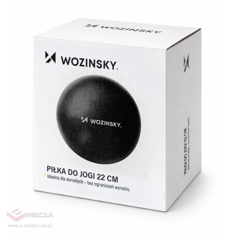 Piłka do ćwiczeń Wozinsky WPDP-C22 rehabilitacyjna 22cm - czarna